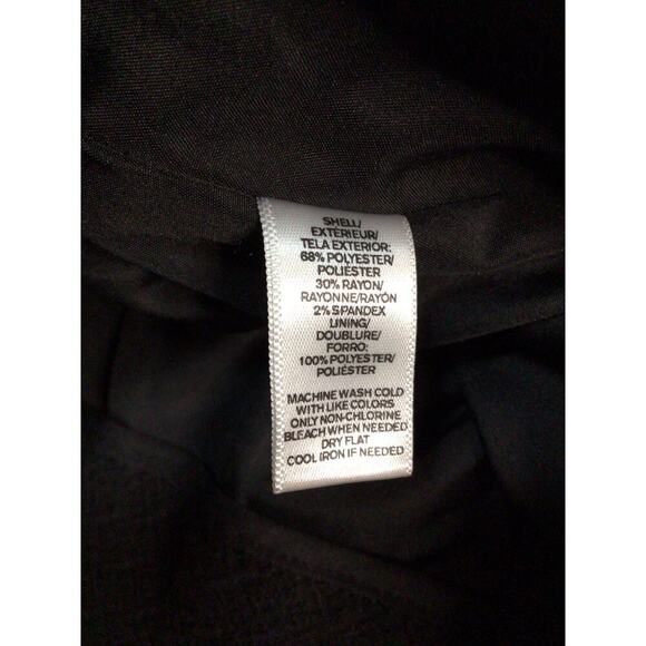 LOFT Pencil Skirt Womens Small Black Zip Back Petites - Picture 6 of 8